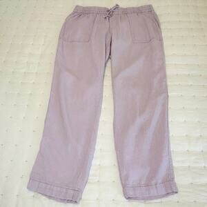 Old Navy Linen Drawstring Pants Women's S | Lavender | Summer Cottage